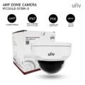 UNV 4MP Vandal-resistant Network IR Fixed Dome Camera