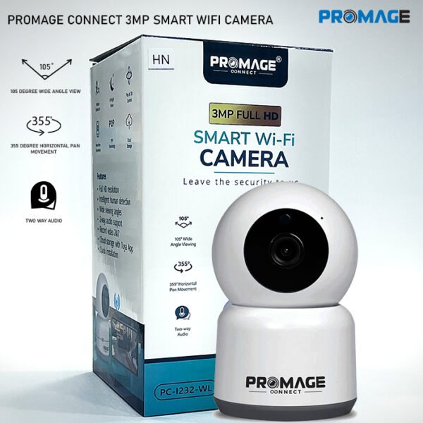 Promage Connect Indoor PTZ 3MP WIFI Camera