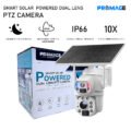 PROMAGE CONNECT 10X Zoom Smart Solar Powered Duel Lens PTZ Camera
