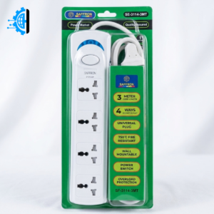 Wall Mounted Universal Plug Power Extension
