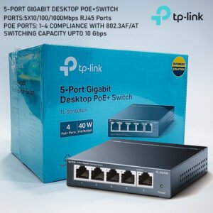 TP-LINK 5-Port Gigabit Desktop PoE Switch
