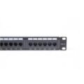 19" 1U 24-Ports loaded Patch Panel