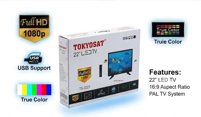 TOKYOSAT 22 Inches Full HD LED TV